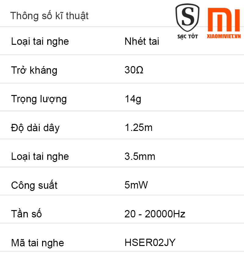 Tai Nghe Xiaomi Piston Basic 2017 5