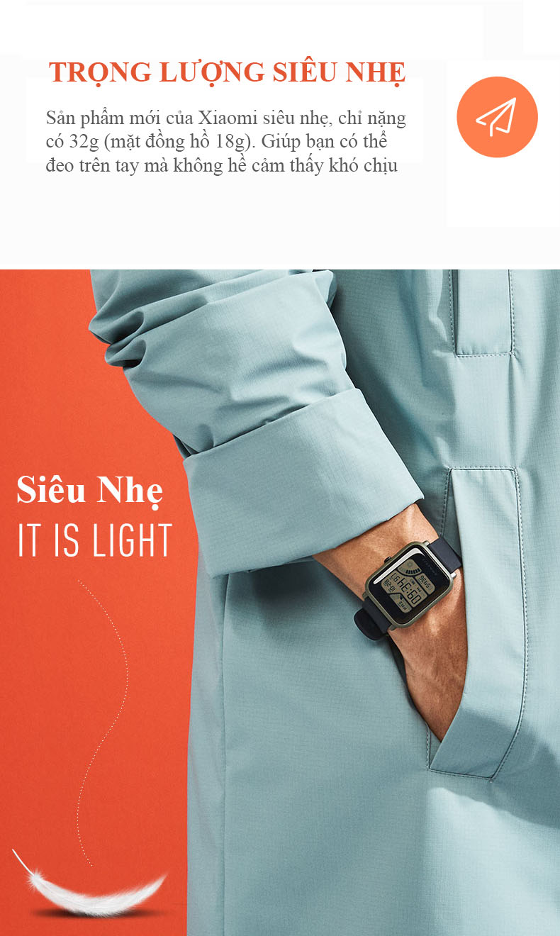 Đồng Hồ Thông Minh Xiaomi Amazfit BIP Youth Version Đồng Hồ Thông Minh Xiaomi Amazfit BIP Youth Version