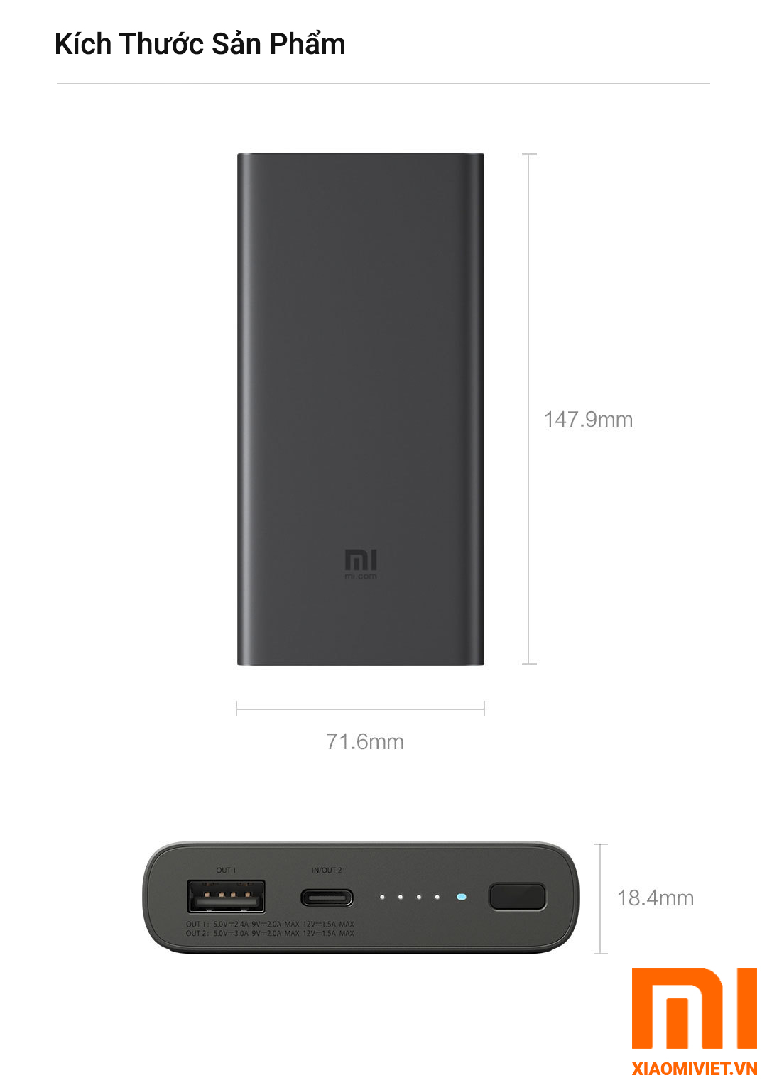 Pin Sạc Dự Phòng Không Dây 10.000 mAh PLM11ZM 13