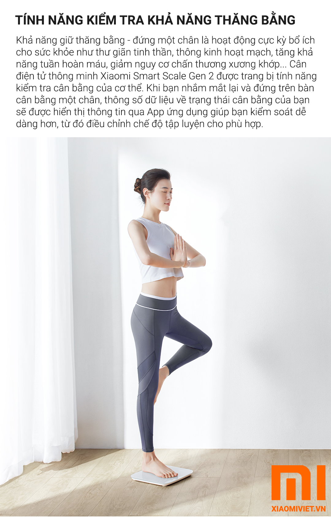 Cân Điện Tử Thông Minh Xiaomi Smart Scale Gen 2 - Bản Quốc Tế m06