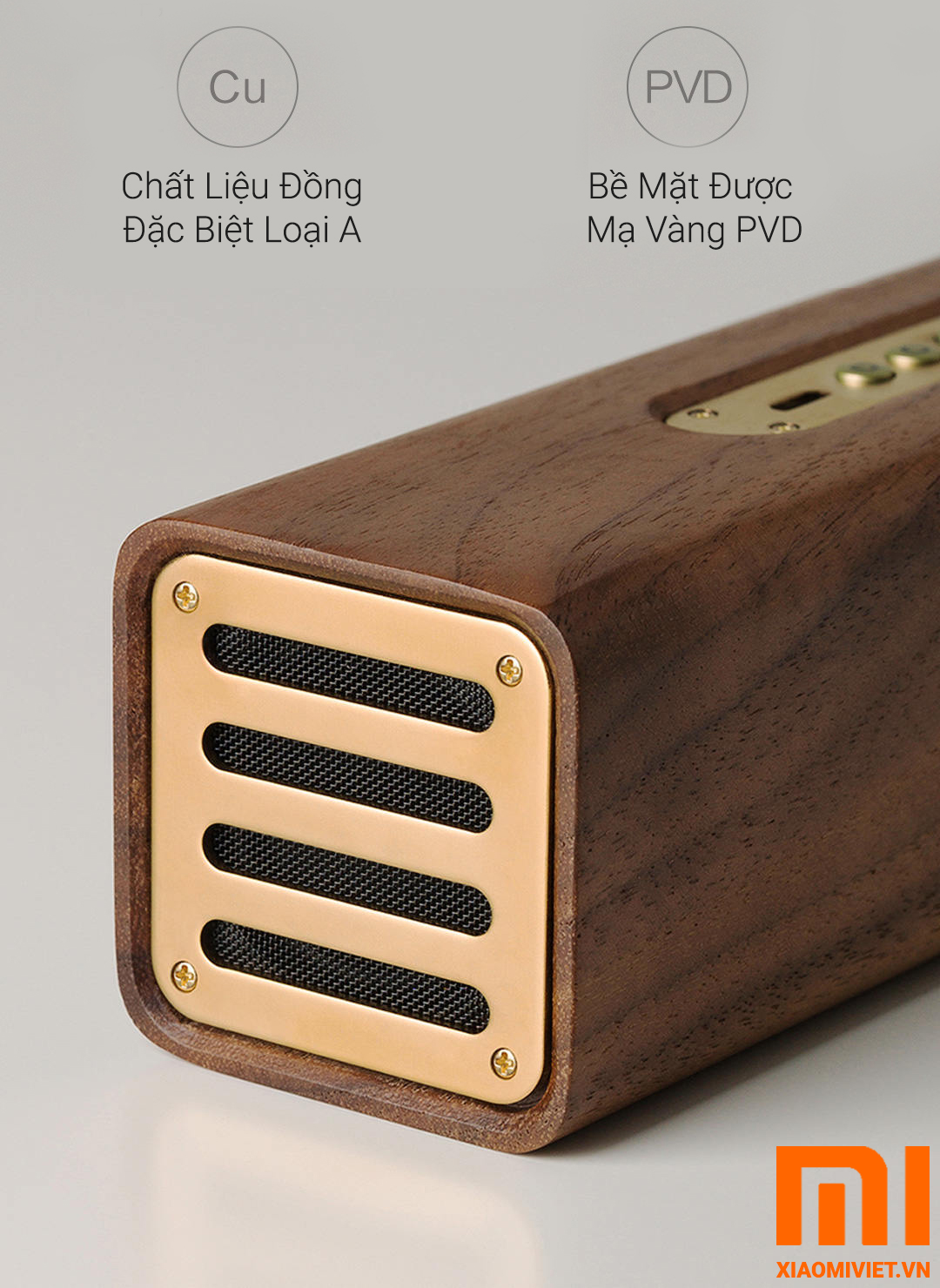 Loa Bluetooth Xiaomi TongShiFu Vỏ Gỗ 08