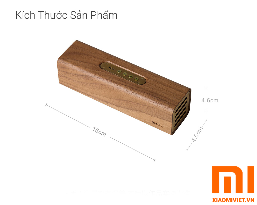 Loa Bluetooth Xiaomi TongShiFu Vỏ Gỗ 15