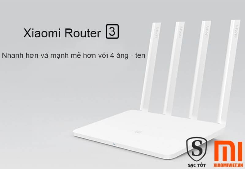 Bộ phát sóng Mi Wifi Router Gen 3 Chính Hãng Bộ phát sóng Mi Wifi Router Gen 3