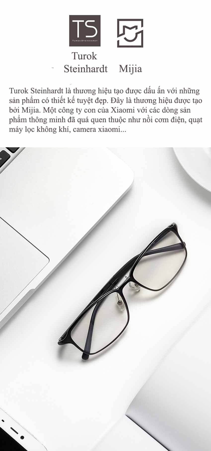 Kính Không Độ Xiaomi TS Turok Steinhardt Chặn Ánh Sáng Xanh