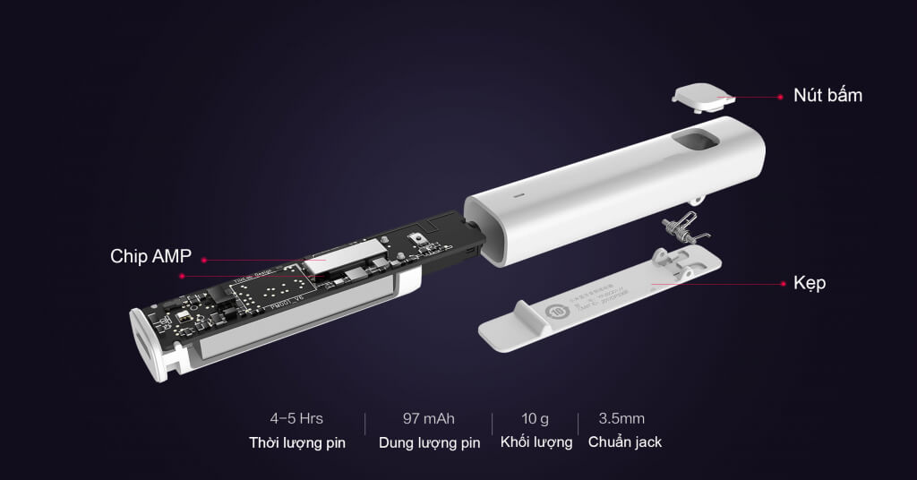 Chuyển Tín Hiệu Không Dây Mi Bluetooth Audio Receiver Chuyển Tín Hiệu Không Dây Mi Bluetooth Audio Receiver