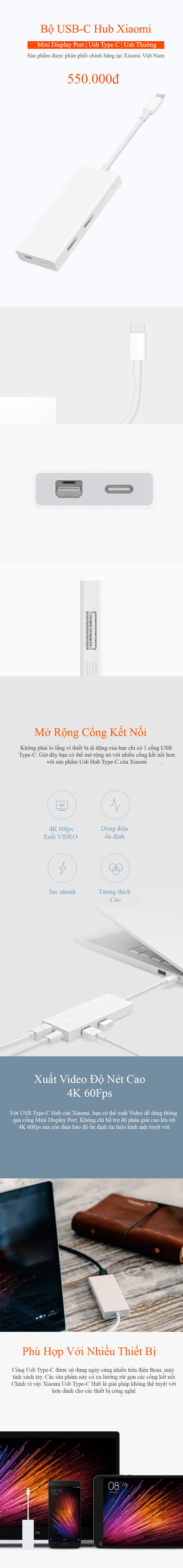 Bộ Chia USB Type-C Hub Nhiều Cổng Bộ Chia USB Type-C Hub Nhiều Cổng