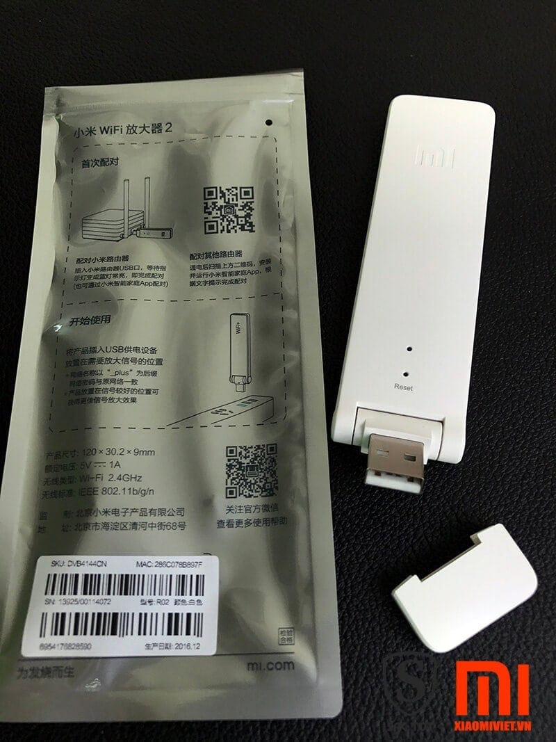 Bộ Kích Sóng Xiaomi Mi WIFI+ gen 2