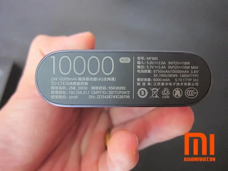 bộ phát sóng wifi 3g 4g ZMI WIFI MF855