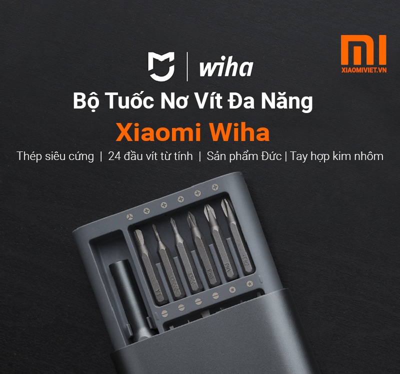 Bộ tuốc nơ vít - Tua vít đa năng Xiaomi Wiha Bộ tuốc nơ vít đa năng Xiaomi Wiha