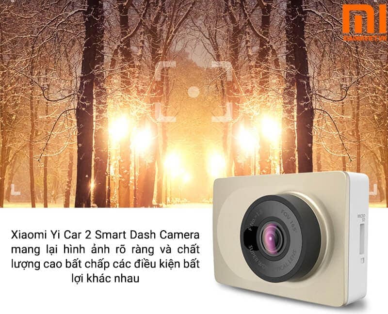 Camera Hành Trình Yi Car 2K hình ảnh đpẹ bất chấp mọi môi trường thời tiết