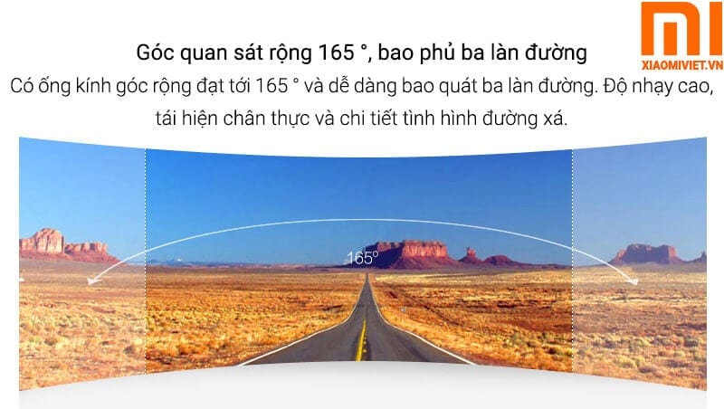 Camera Hành Trình Yi Car 2K góc quay rộng bao quát 3 làn đường
