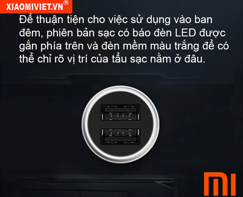 Củ Sạc Trên Ô Tô Xiaomi