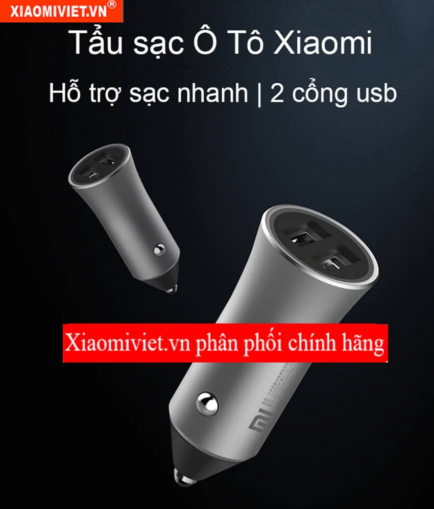 Củ Sạc Trên Ô Tô Xiaomi