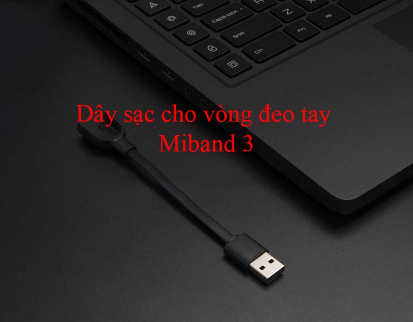 Dây sạc cho vòng đeo tay Miband 3