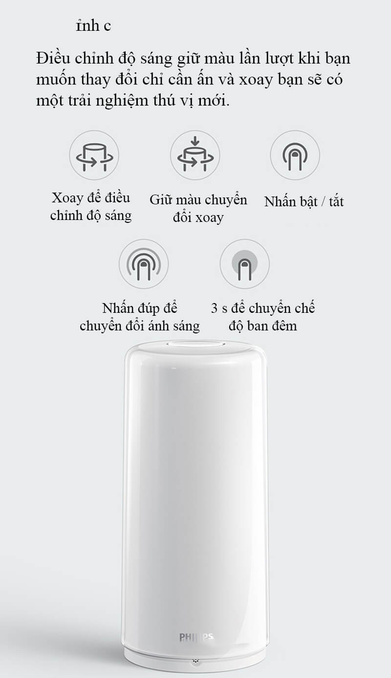 Đèn ngủ thông minh Philips Đèn ngủ thông minh Xiaomi Philips