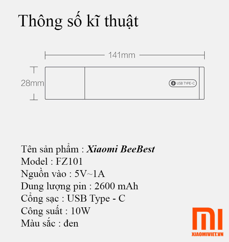 Đèn PIN cầm tay Xiaomi BeeBest Đèn PIN cầm tay Xiaomi BeeBest
