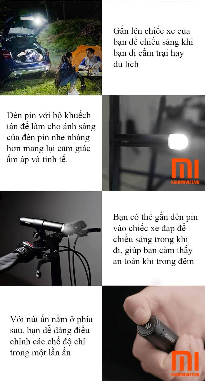 Đèn PIN cầm tay Xiaomi BeeBest Đèn PIN cầm tay Xiaomi BeeBest