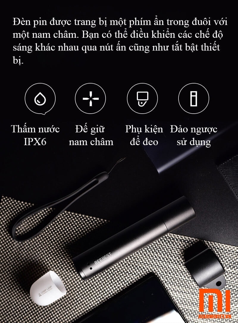 Đèn PIN cầm tay Xiaomi BeeBest Đèn PIN cầm tay Xiaomi BeeBest