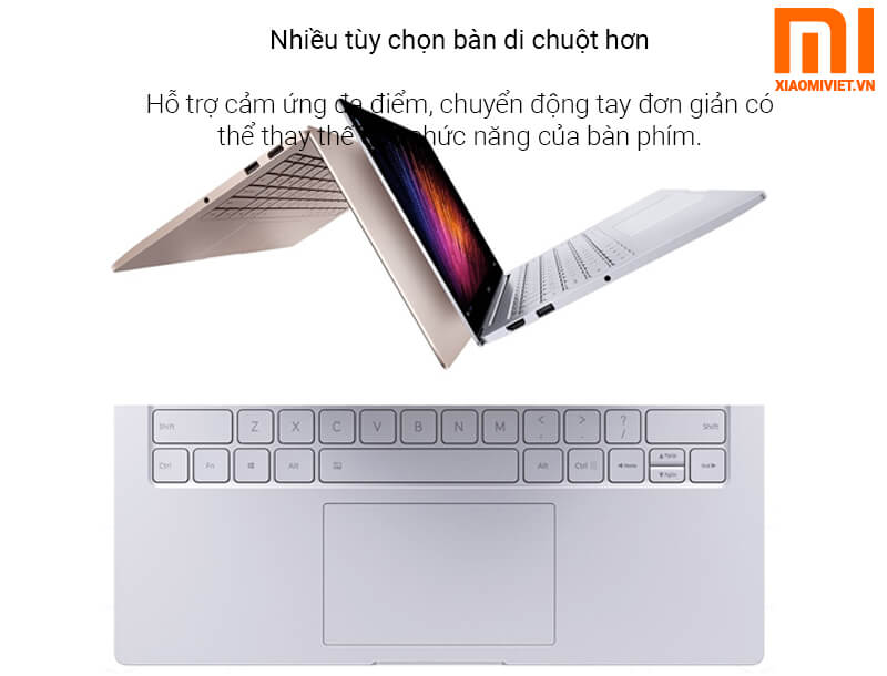 Laptop Xiaomi Mi Notebook Air 12.5 cảm ứng di chuyển chuột nhạy bén