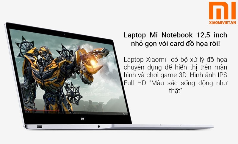 Laptop Xiaomi Mi Notebook Air 12.5 Laptop Mi Notebook 12,5 inch nhỏ gọn với card đồ họa rời