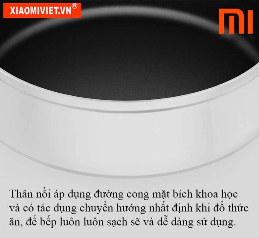 Nồi lẩu điện Xiaomi GJT02CM (Sử dụng được bếp từ) Nồi bếp từ Xiaomi GJT02CM