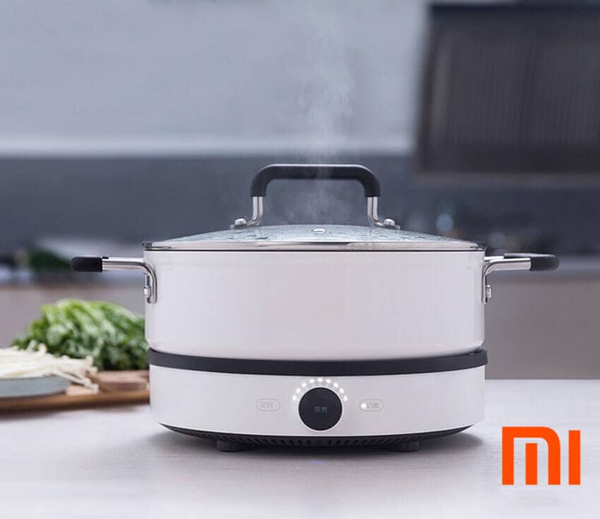 Nồi lẩu điện Xiaomi GJT02CM (Sử dụng được bếp từ) Nồi bếp từ Xiaomi GJT02CM