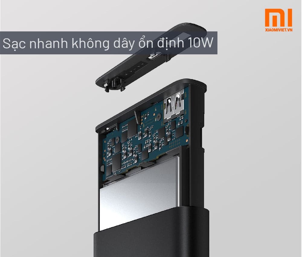 Pin Sạc Dự Phòng Không Dây 10.000 mAh PLM11ZM Pin Sạc Dự Phòng Không Dây 10.000 mAh PLM11ZM