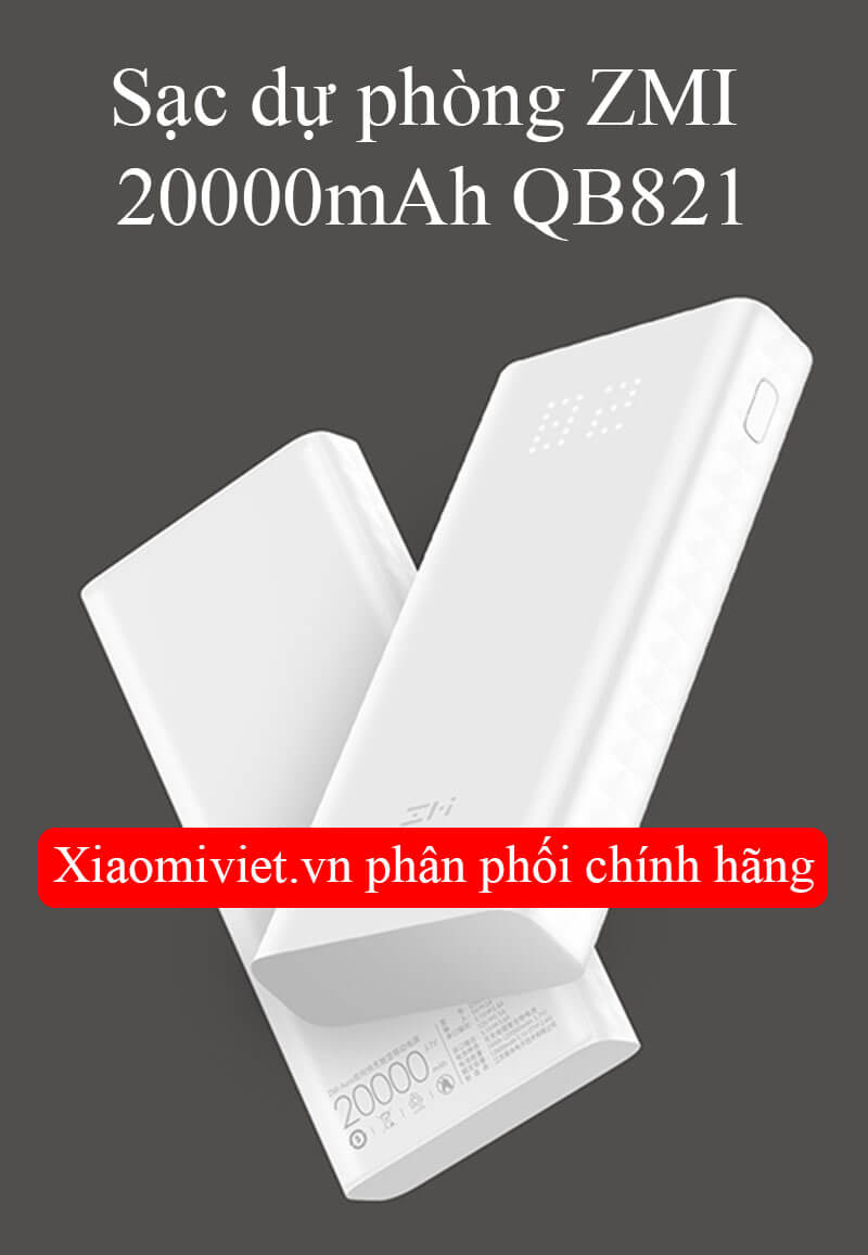 Sạc dự phòng ZMI 20000mAh QB821