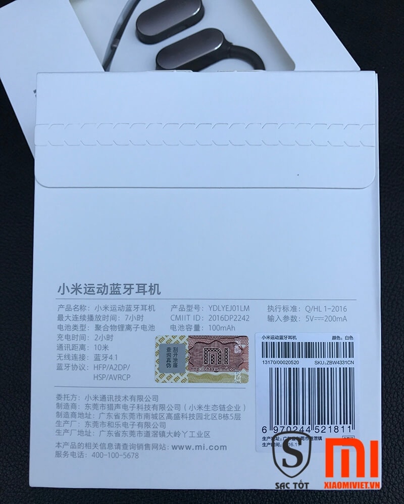Tai Nghe Bluetooth Xiaomi Sport Tai Nghe Bluetooth Xiaomi Sport
