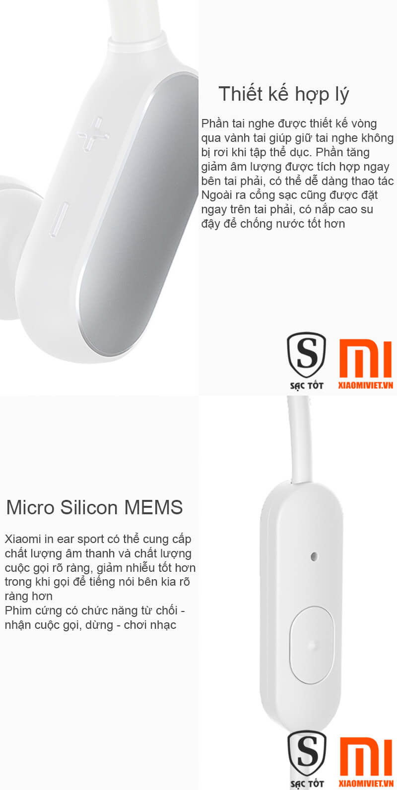 Tai Nghe Bluetooth Xiaomi Sport Tai Nghe Bluetooth Xiaomi Sport