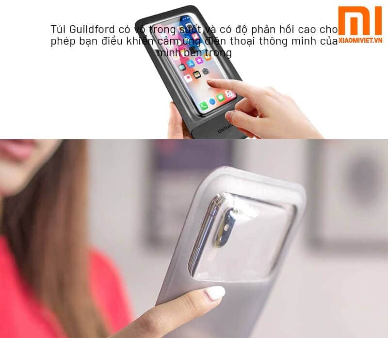 Túi Chống Thấm Nước Cho Điện Thoại Guildford Trong suốt cho bạn dễ dàng điểu khiển "dế yêu"