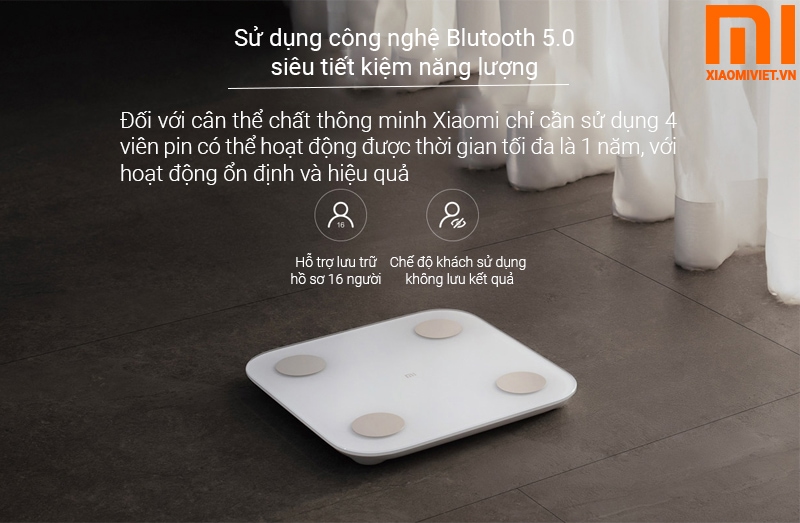 Cân thông minh Xiaomi Mi Body Composition Scale 2 cân thông minh xiaomi mi body composition scale 2