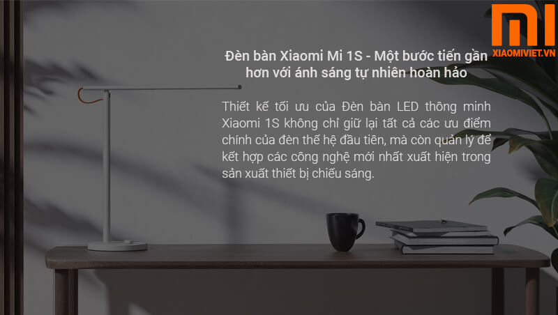 Đèn Bàn Xiaomi Mi LED 1S - Đèn Bàn Học - Bản Quốc Tế thiết kế tối ưu thông minh
