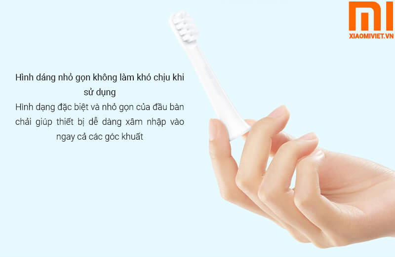Đầu Thay Thế Bàn Chải Đánh Răng Điện Xiaomi Mijia T100 hình dáng thông minh