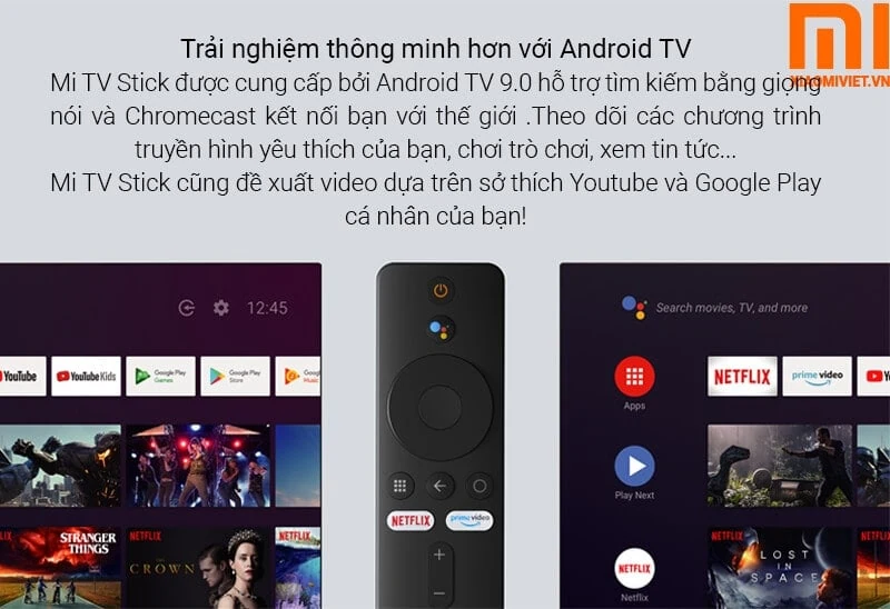 Trải nghiệm thông minh hơn với Android TV