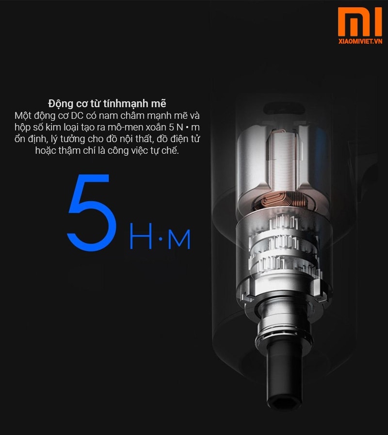 Tua vít điện Xiaomi Mijia động cơ từ tính mạnh mẽ