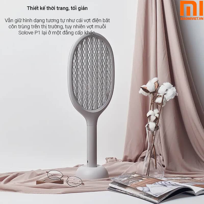 Vợt Điện Bắt Muỗi Xiaomi Solove P1 - Chính Hãng thiết ké tối giản