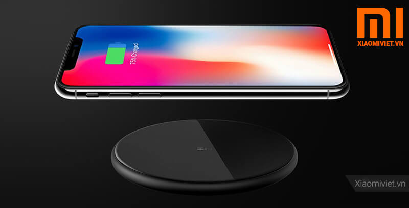 Bộ Sạc Không Dây Xiaomi Mi Wireless Charging Pad 10W siêu nhạy với cảm biến khoảng cách