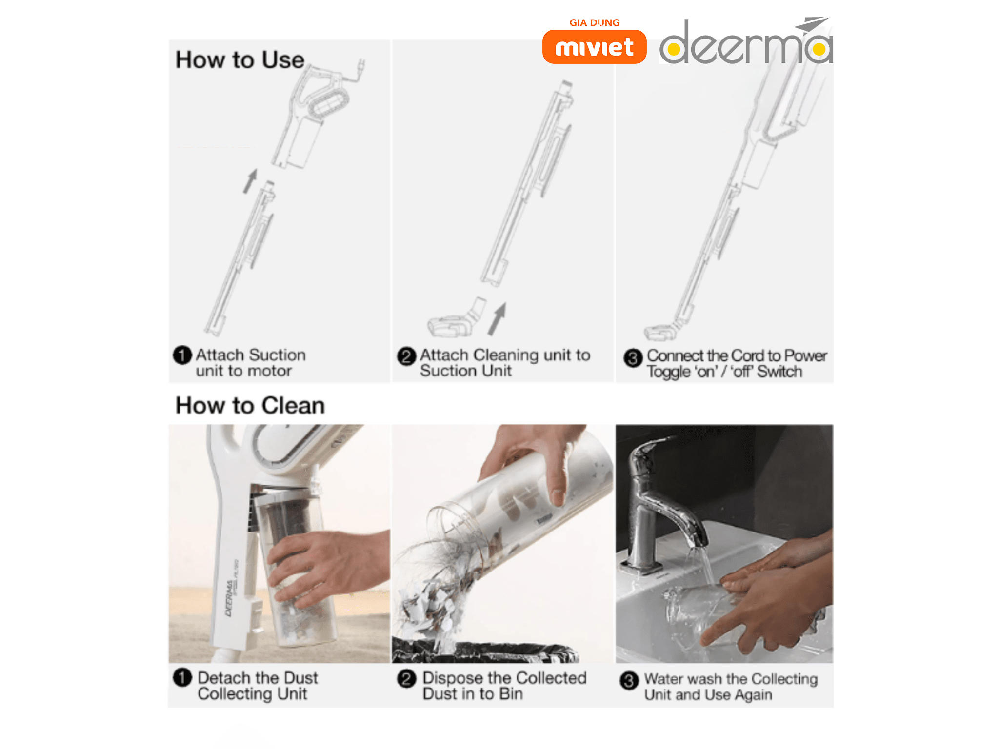 Bạn có thể dễ dàng sử dụng và vệ sinh thiết bị nhờ kết cấu độc lập, có thể tháo lắp dễ dàng