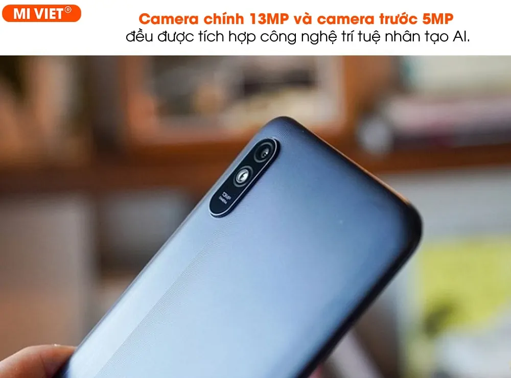 Camera tích hợp trí tuê nhận tạo AI 13MP, chụp ảnh chân thật, sắc nét