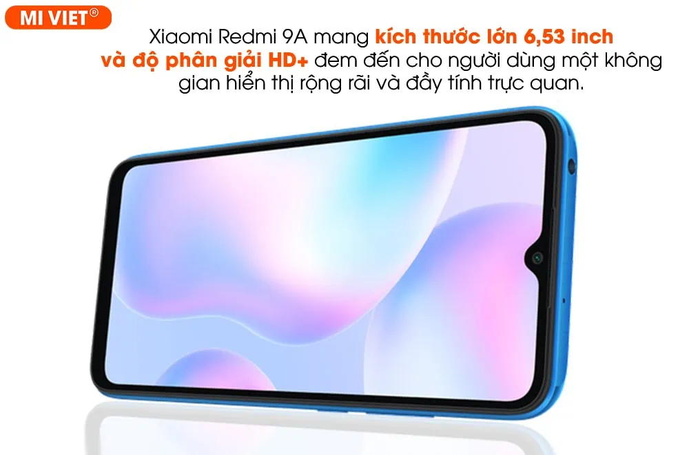Điện thoại Xiaomi Redmi 9A có độ phân giải HD+