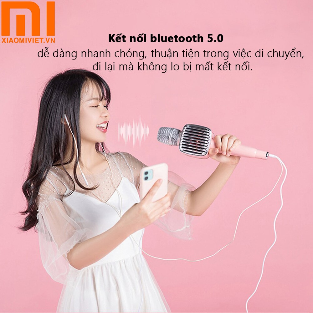 Micro karaoke kèm loa bluetooth Tosing G1 Kết nối bluetooth 5.0 dễ dàng nhanh chóng