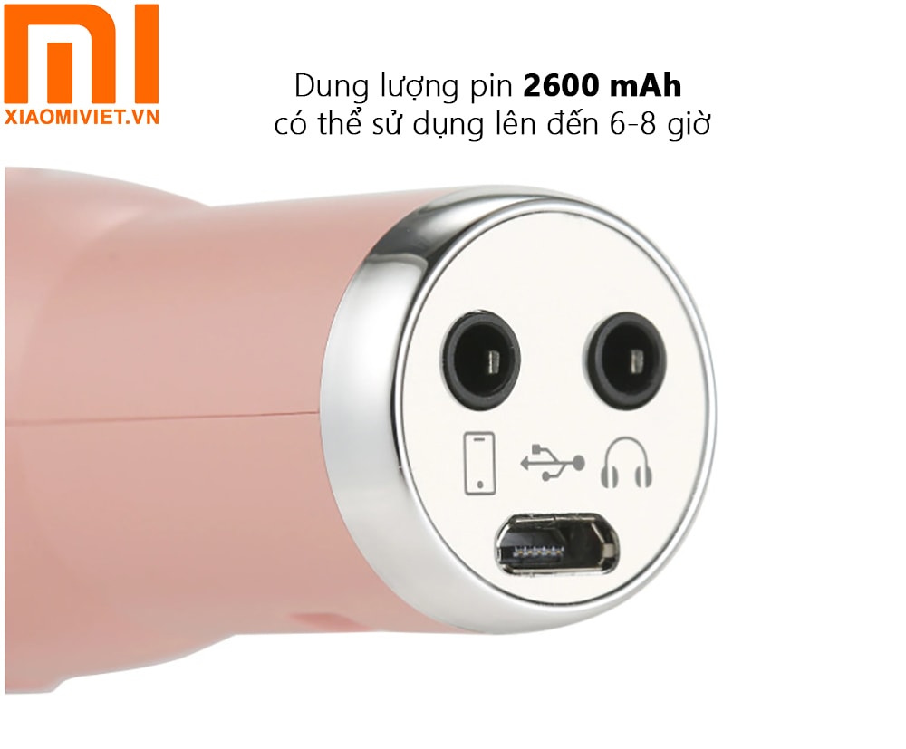 Micro karaoke kèm loa bluetooth Tosing G1 Tosing G1 cho thời gian sử dụng lên đến từ 6-8 giờ