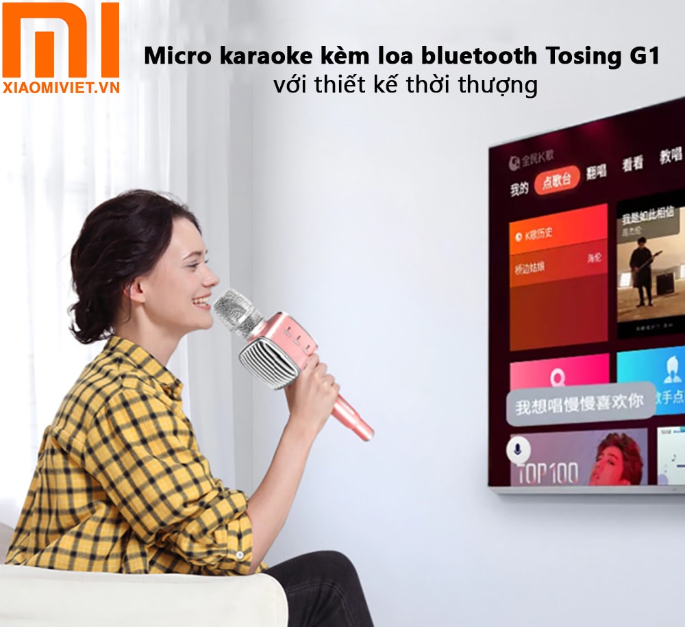 Micro karaoke kèm loa bluetooth Tosing G1 Micro karaoke kèm loa bluetooth Tosing G1