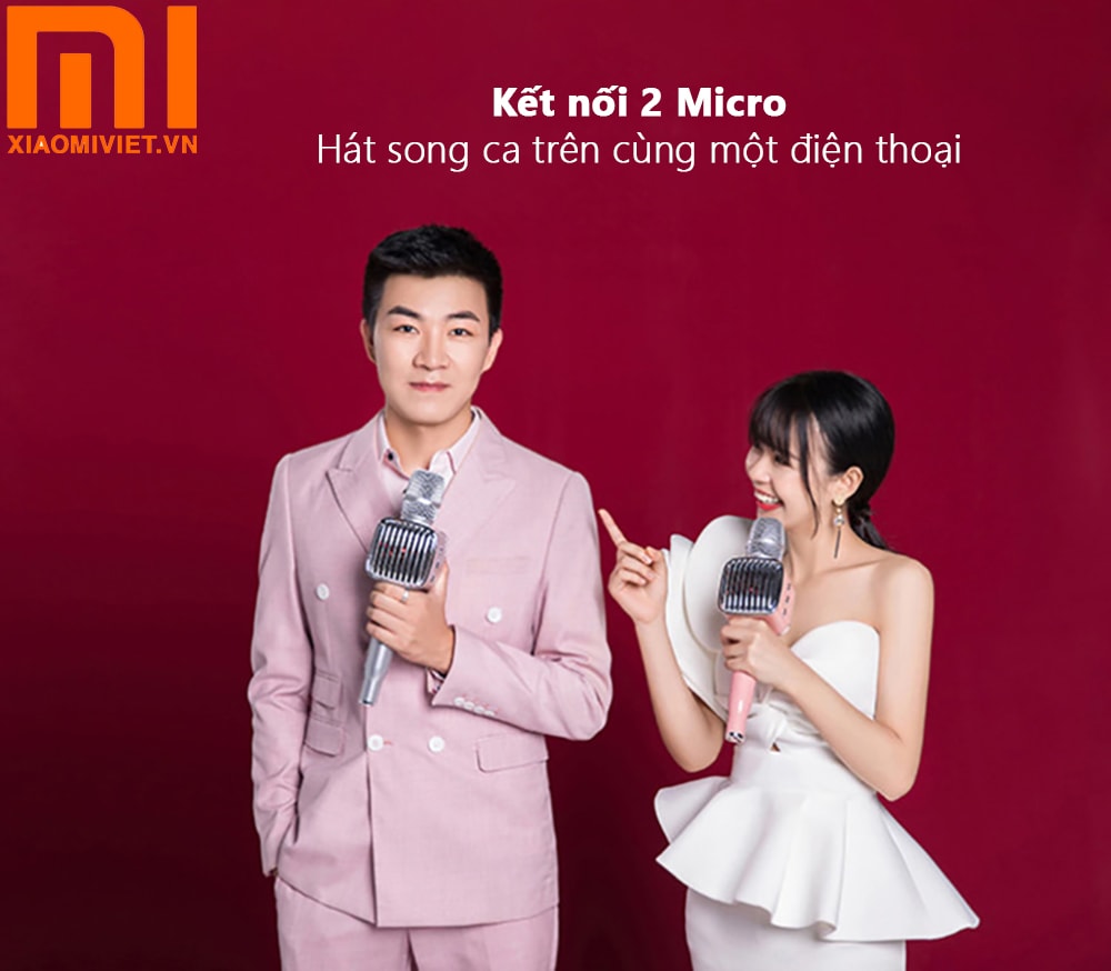 Micro karaoke kèm loa bluetooth Tosing G1 Kết nối 2 micro hát song ca trên cùng một điện thoại