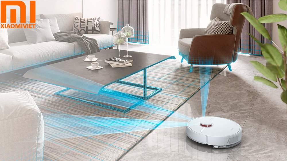 Robot hút bụi lau nhà Xiaomi Dreame D9 cho khả năng nhận diện chính xác