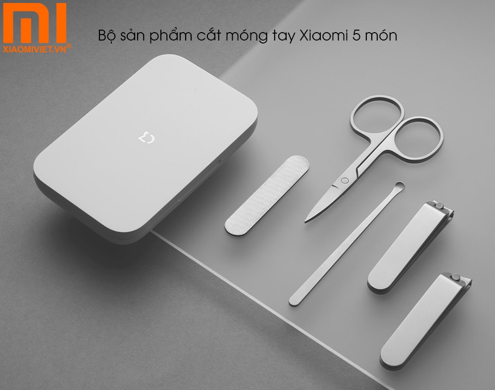 Bộ sản phẩm cắt móng tay Xiaomi 5 món
