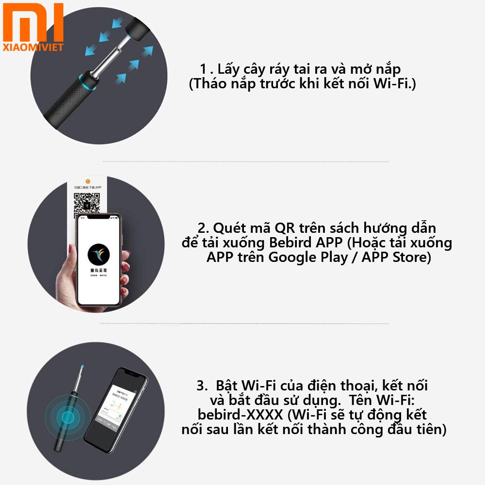 Hướng dẫn cách kết nối Xiaomi Bebird M9 Pro
