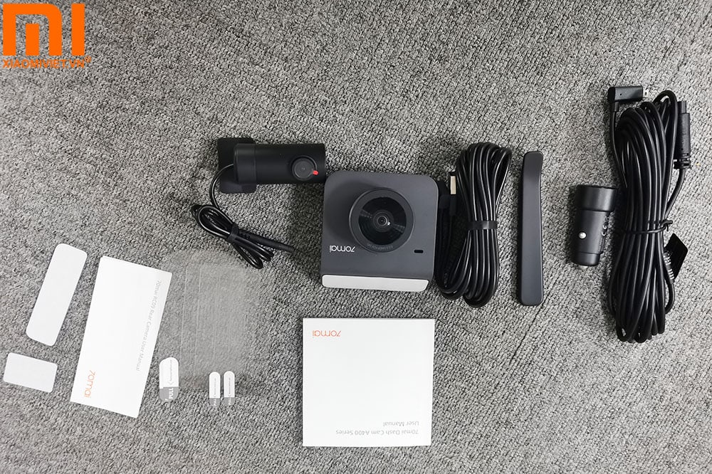 Camera hành trình 70mai Dash Cam A400 + Rear Cam Bộ sản phẩm đầy đủ Camera Xiaomi 70mai Dash Cam A400