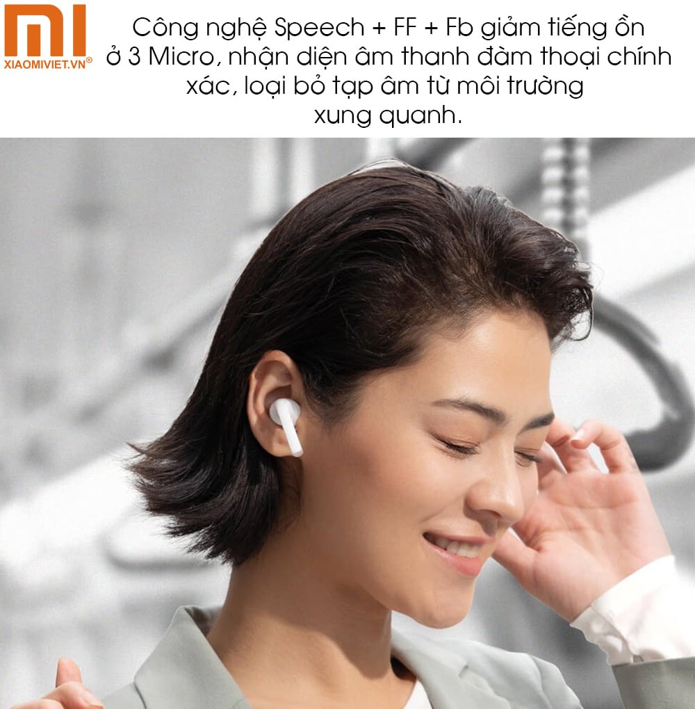 Tai nghe không dây ZMI PurPods Pro - Chống ồn, khử tạp âm Công nghệ chống ồn, xử lí tạp âm